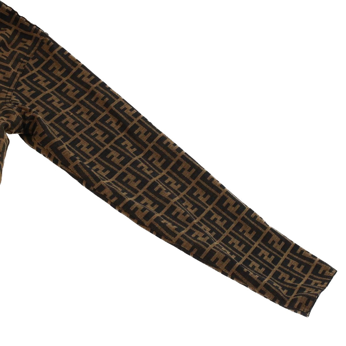 FENDI Zucca Canvas Jacket Black Brown am4620