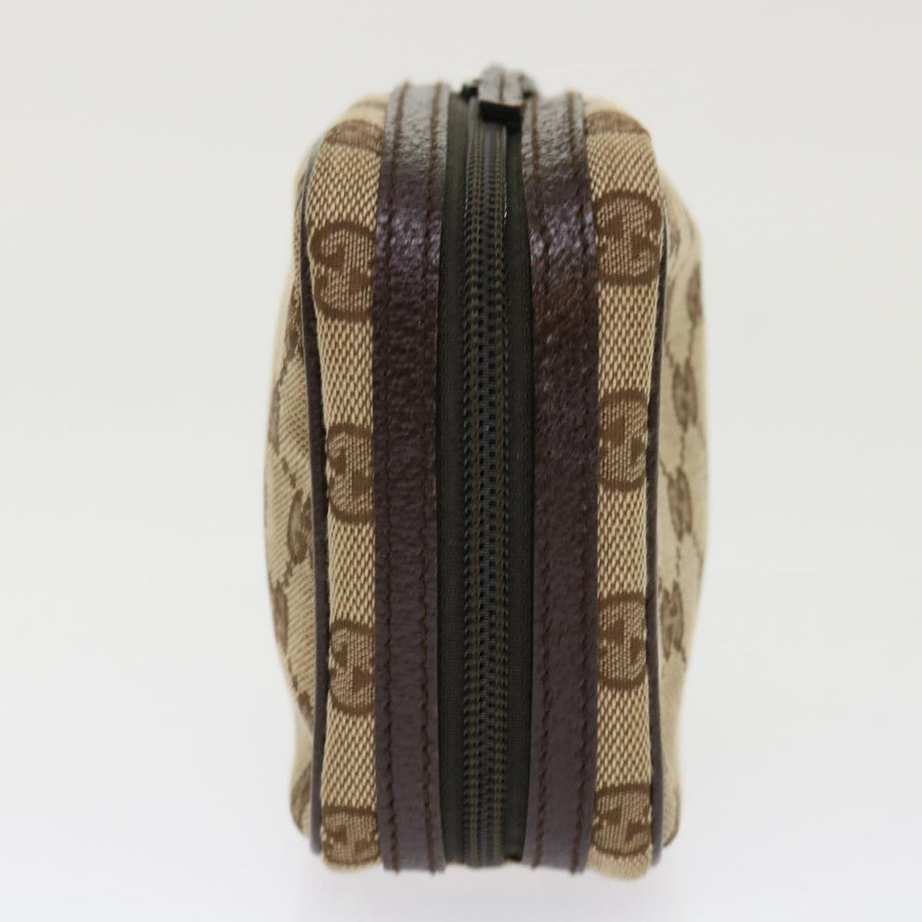GUCCI GG Canvas Pouch Beige 153129 am4636