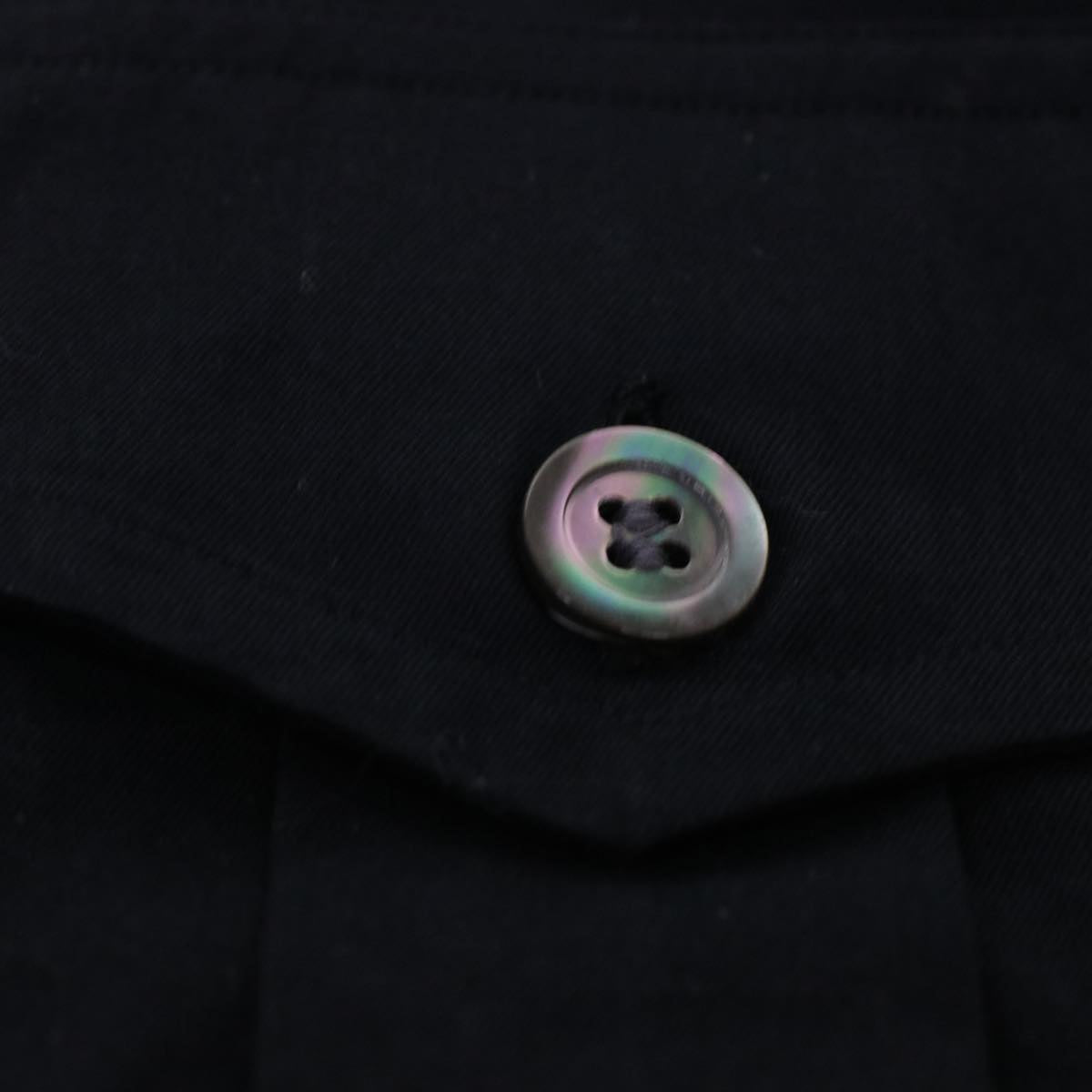 FENDI Shirt Cotton 15.5/39 Black am4785