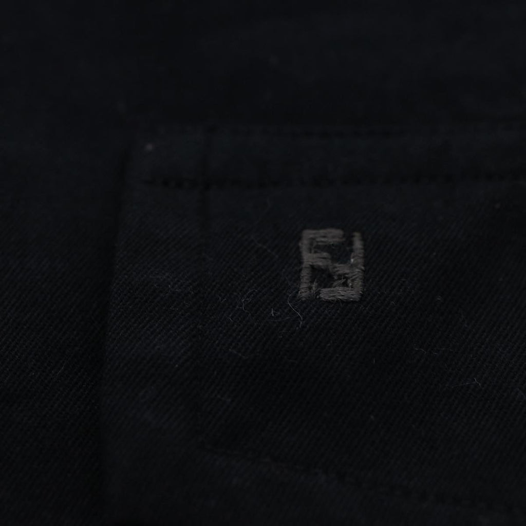 FENDI Shirt Cotton 15.5/39 Black am4785