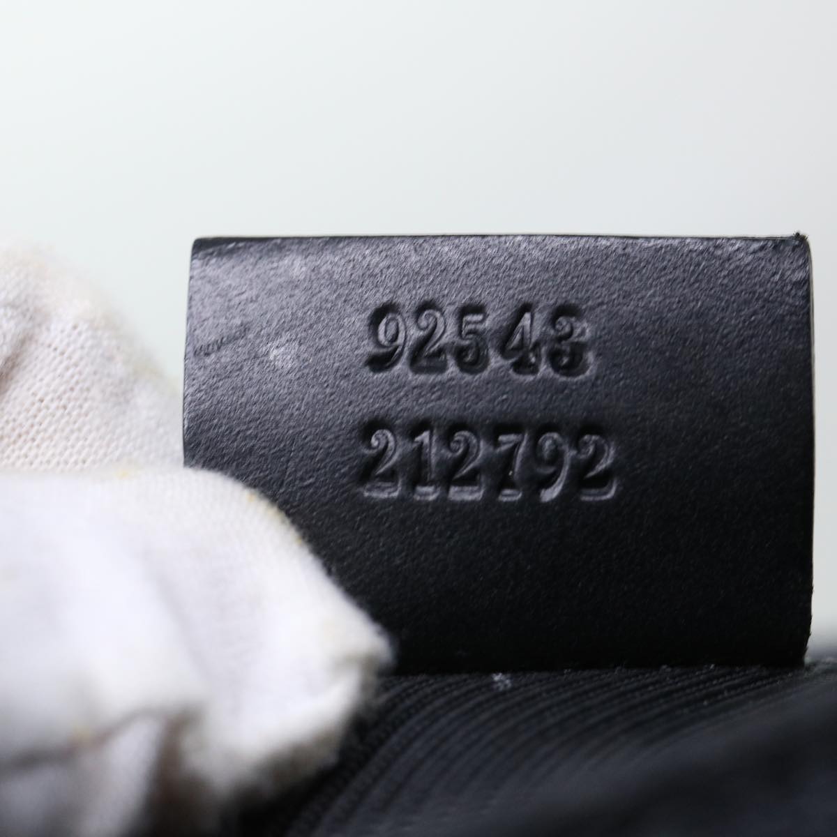 GUCCI GG Canvas Waist Bag Canvas Black 92543 am4830
