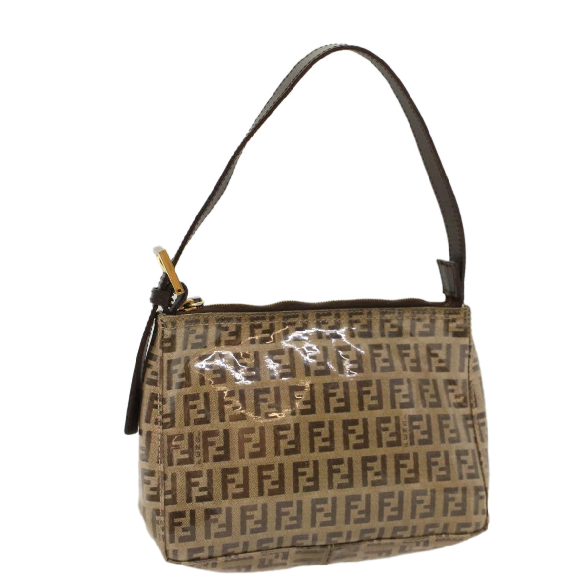 FENDI Zucchino Canvas Hand Bag Beige am4889