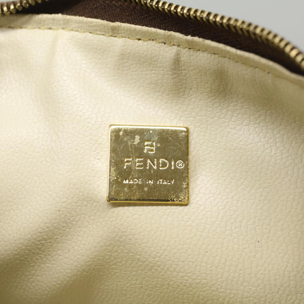 FENDI Zucchino Canvas Hand Bag Beige am4889