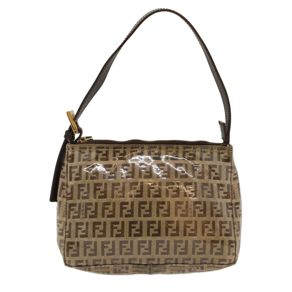FENDI Zucchino Canvas Hand Bag Beige am4889