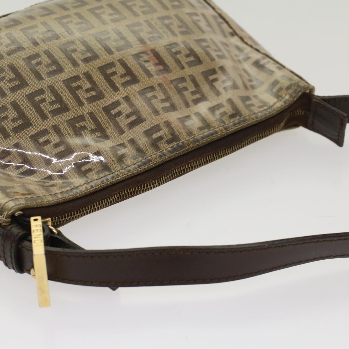 FENDI Zucchino Canvas Hand Bag Beige am4889