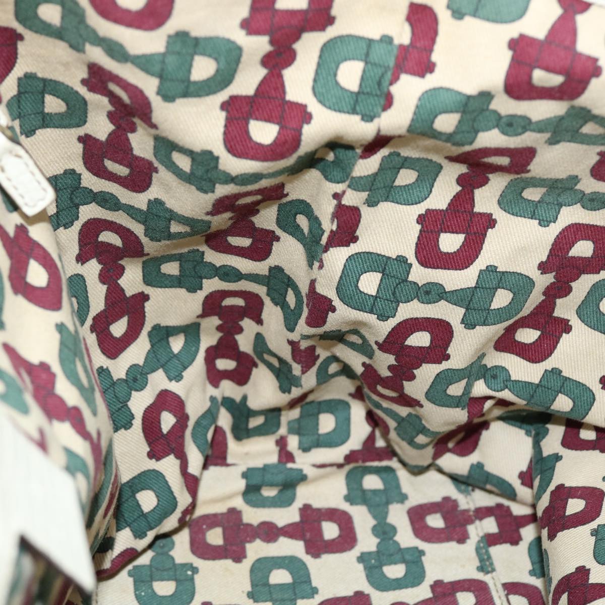 GUCCI GG Canvas Web Sherry Line Tote Bag Beige Red Green 139260 am5008