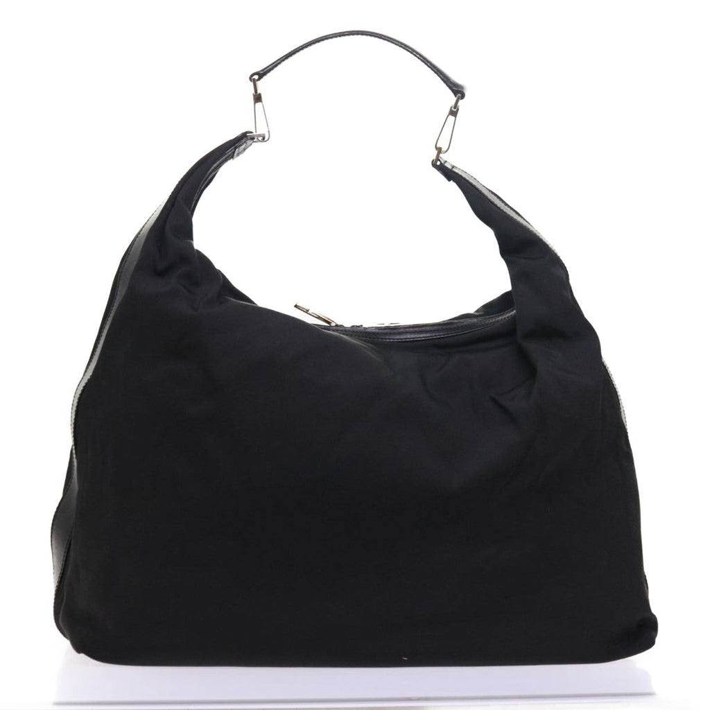 GUCCI Shoulder Bag Nylon Black am5013