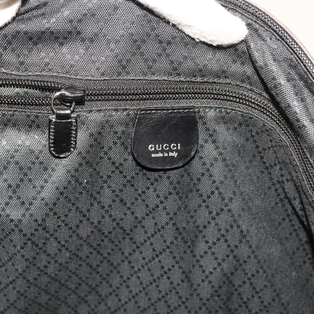 GUCCI Shoulder Bag Nylon Black am5013