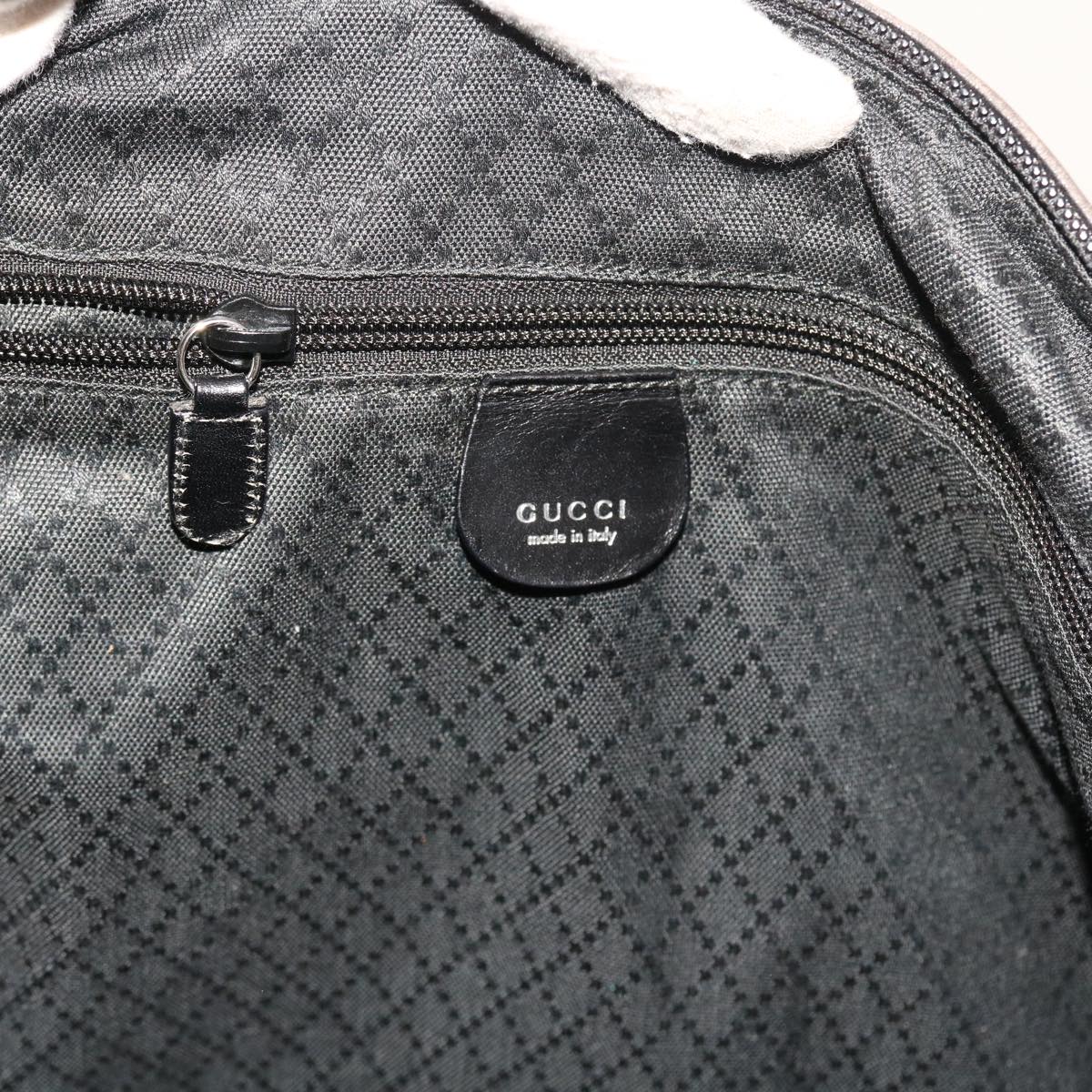 GUCCI Shoulder Bag Nylon Black am5013