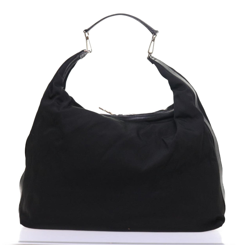 GUCCI Shoulder Bag Nylon Black am5013