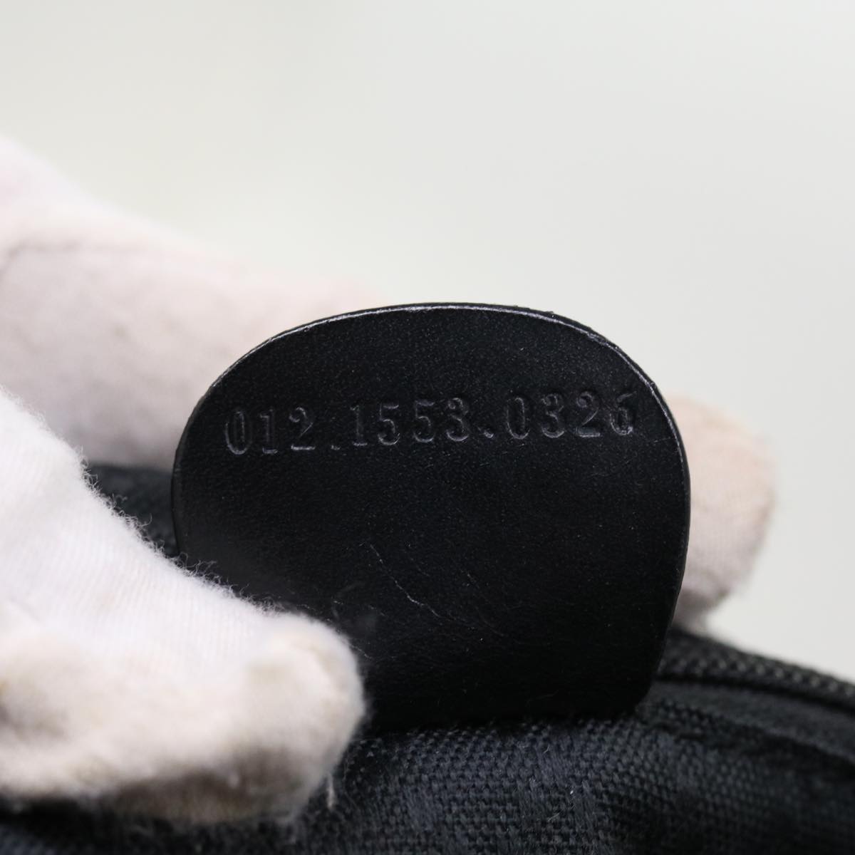 GUCCI Shoulder Bag Nylon Black am5013