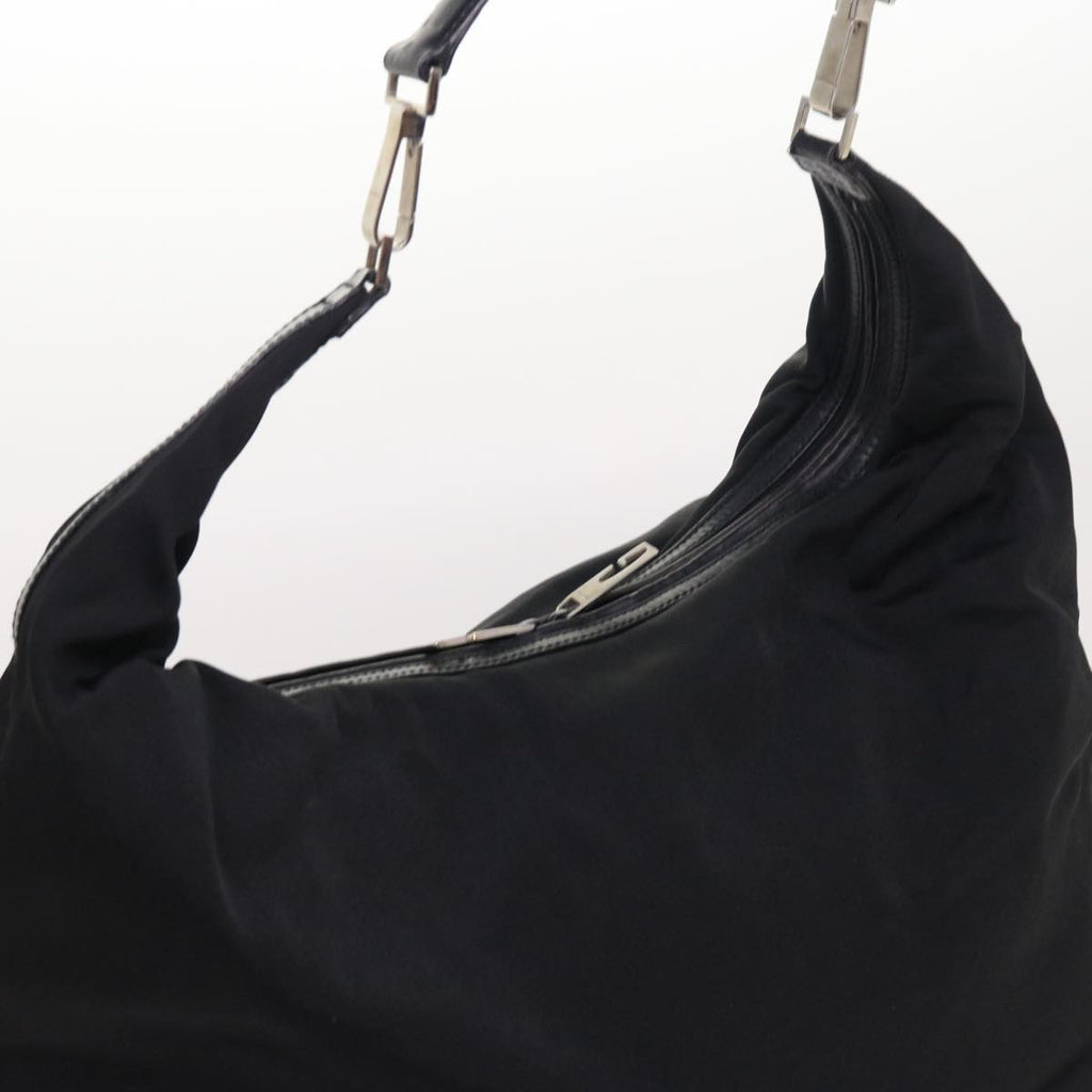 GUCCI Shoulder Bag Nylon Black am5013
