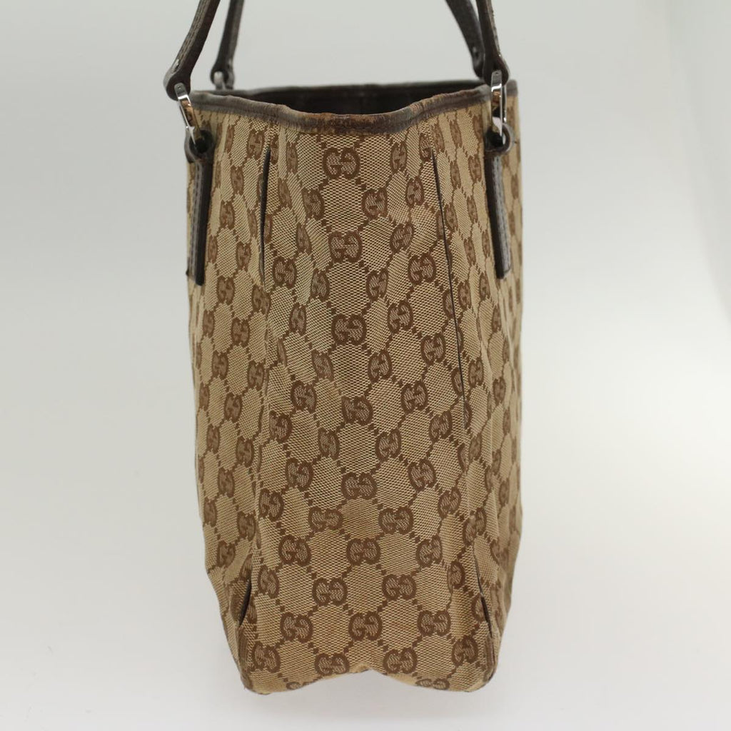 GUCCI GG Canvas Tote Bag Beige 113017 am5049