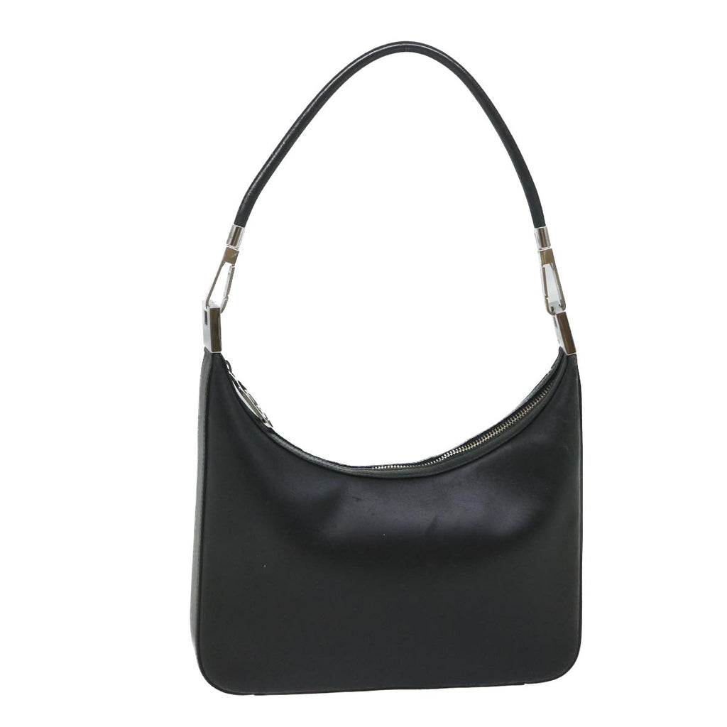 GUCCI Shoulder Bag Leather Black 001 3812 am5115