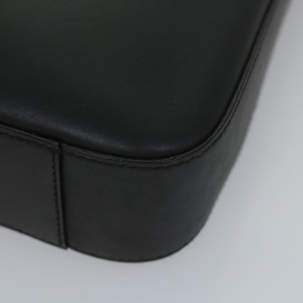 GUCCI Shoulder Bag Leather Black 001 3812 am5115