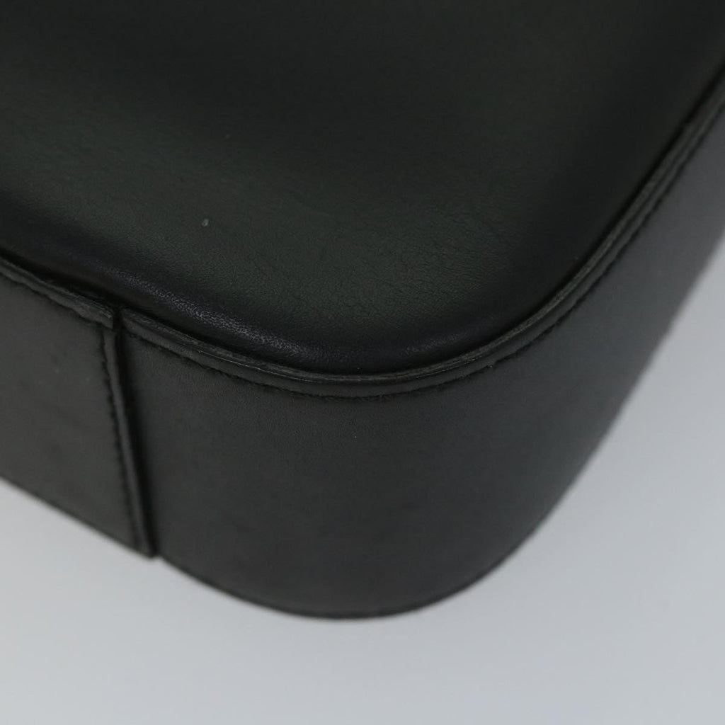 GUCCI Shoulder Bag Leather Black 001 3812 am5115