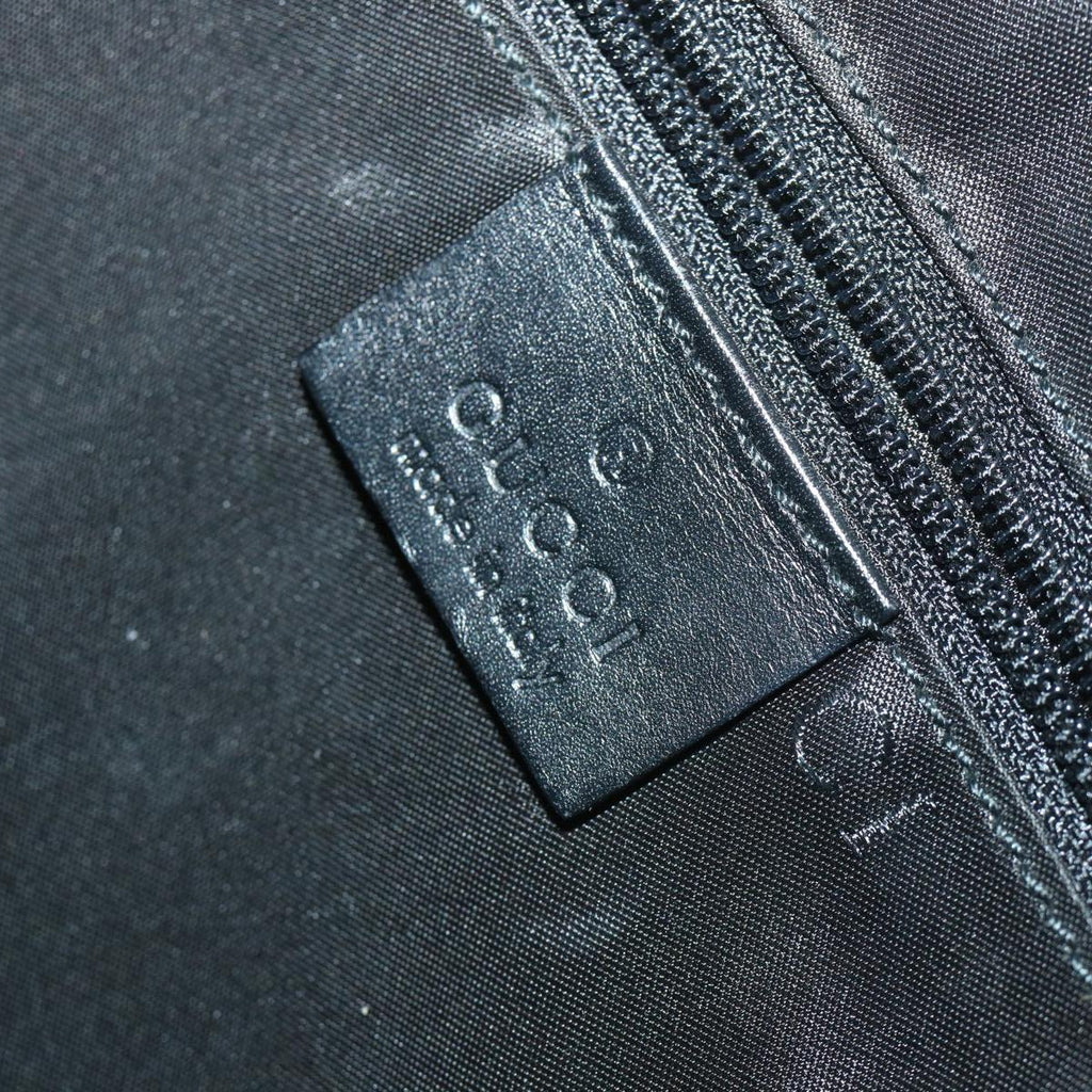 GUCCI Shoulder Bag Leather Black 001 3812 am5115
