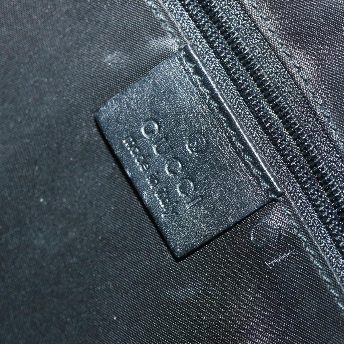 GUCCI Shoulder Bag Leather Black 001 3812 am5115