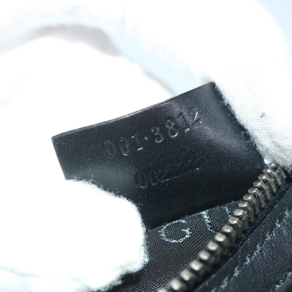GUCCI Shoulder Bag Leather Black 001 3812 am5115