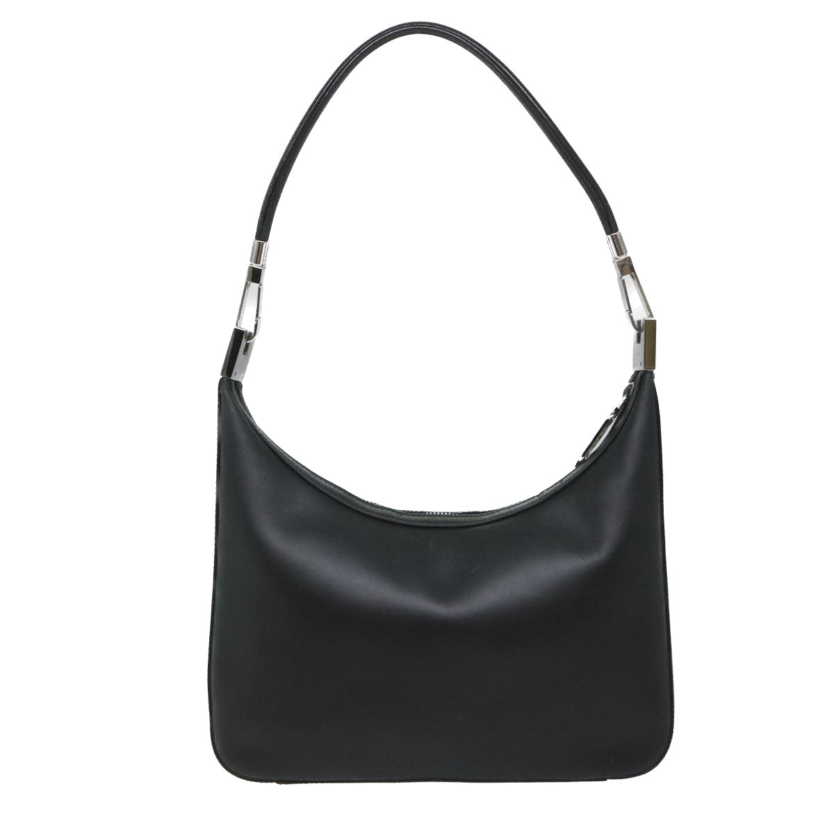 GUCCI Shoulder Bag Leather Black 001 3812 am5115