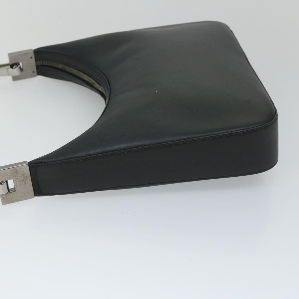 GUCCI Shoulder Bag Leather Black 001 3812 am5115