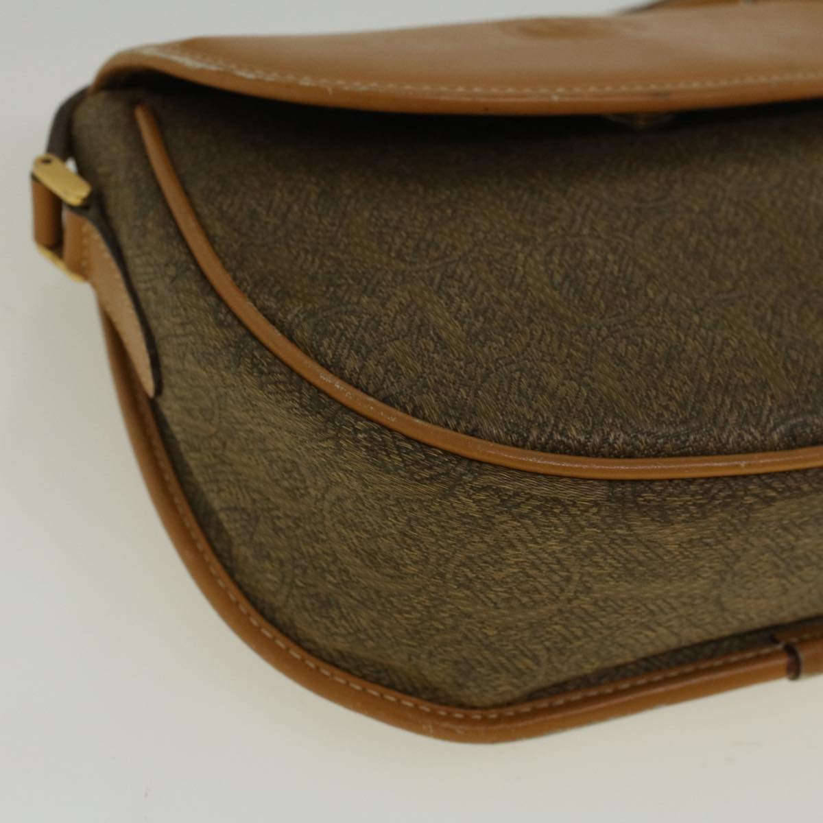 GUCCI Shoulder Bag Coated Canvas Brown 007 58 0074 am5132