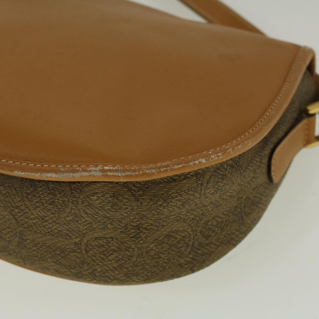 GUCCI Shoulder Bag Coated Canvas Brown 007 58 0074 am5132