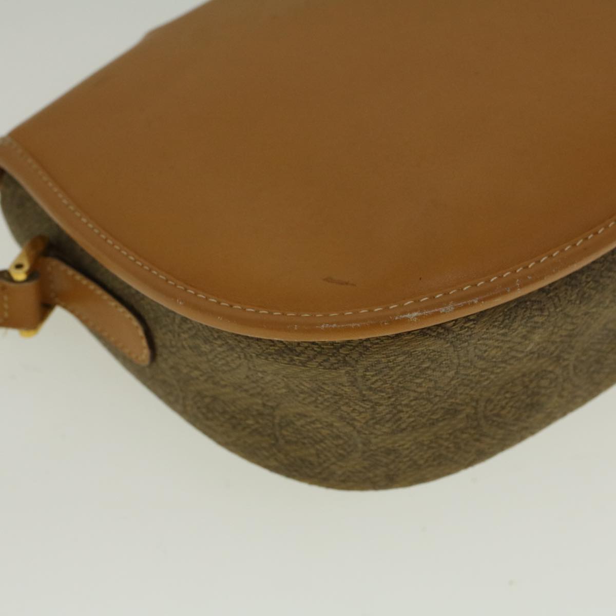 GUCCI Shoulder Bag Coated Canvas Brown 007 58 0074 am5132