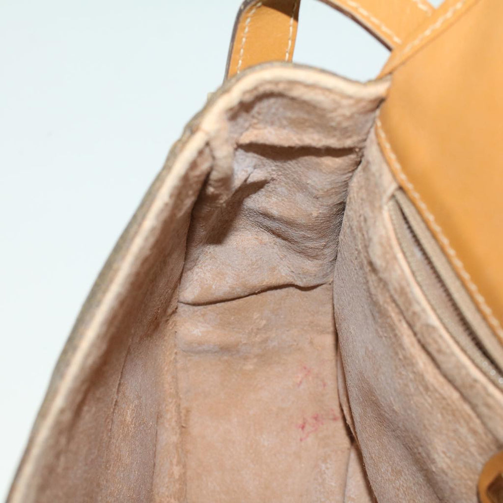 GUCCI Shoulder Bag Coated Canvas Brown 007 58 0074 am5132