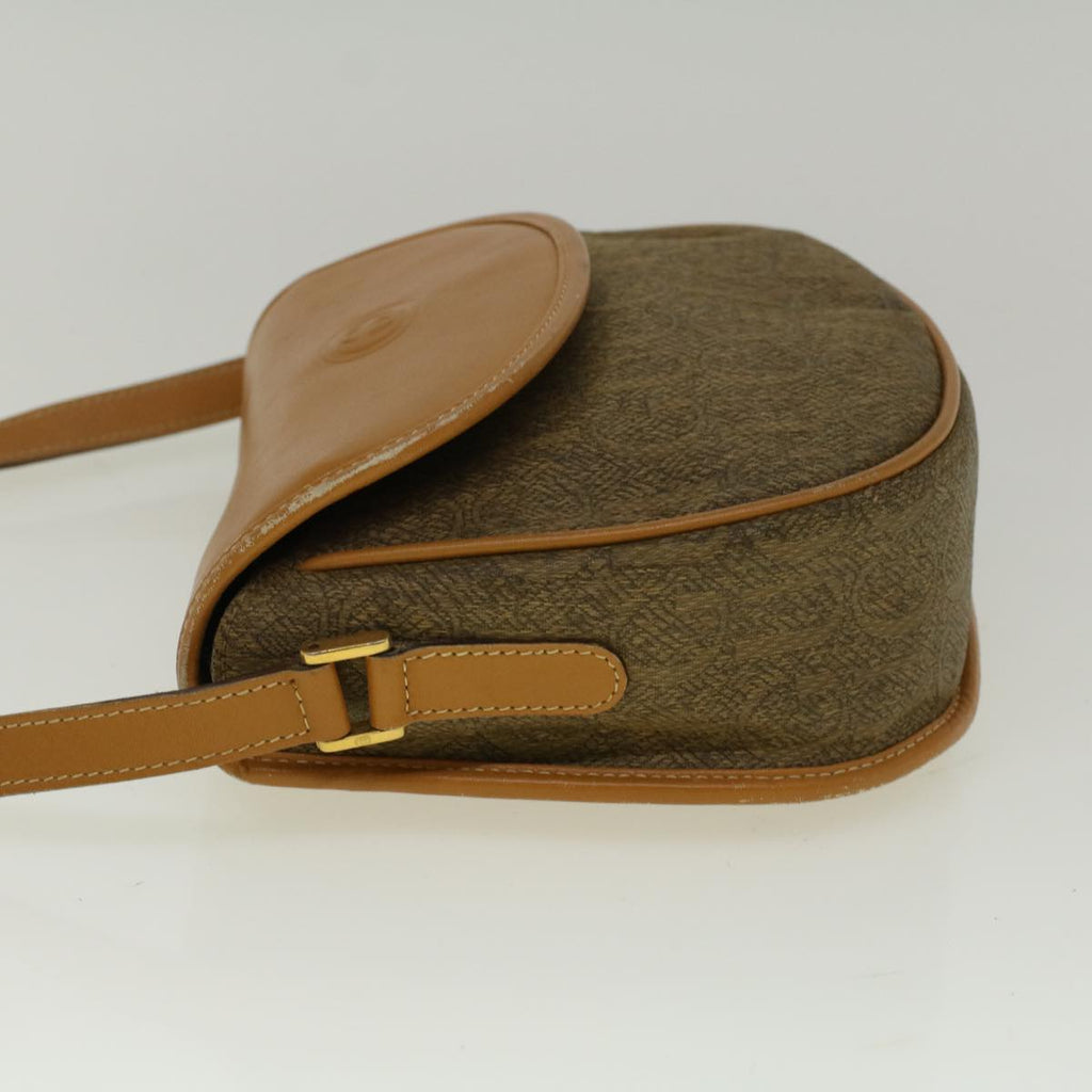 GUCCI Shoulder Bag Coated Canvas Brown 007 58 0074 am5132