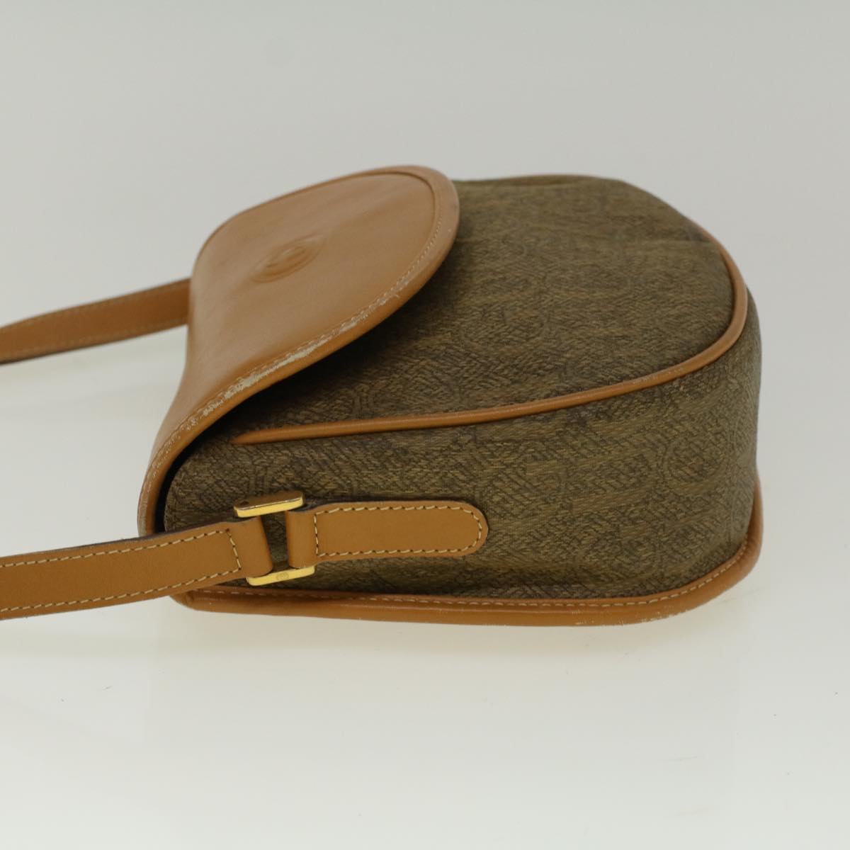 GUCCI Shoulder Bag Coated Canvas Brown 007 58 0074 am5132