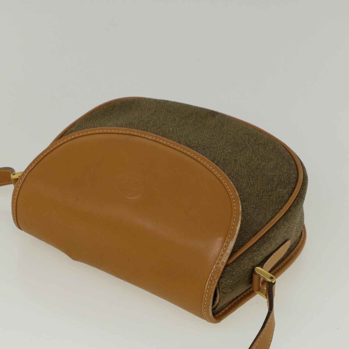 GUCCI Shoulder Bag Coated Canvas Brown 007 58 0074 am5132