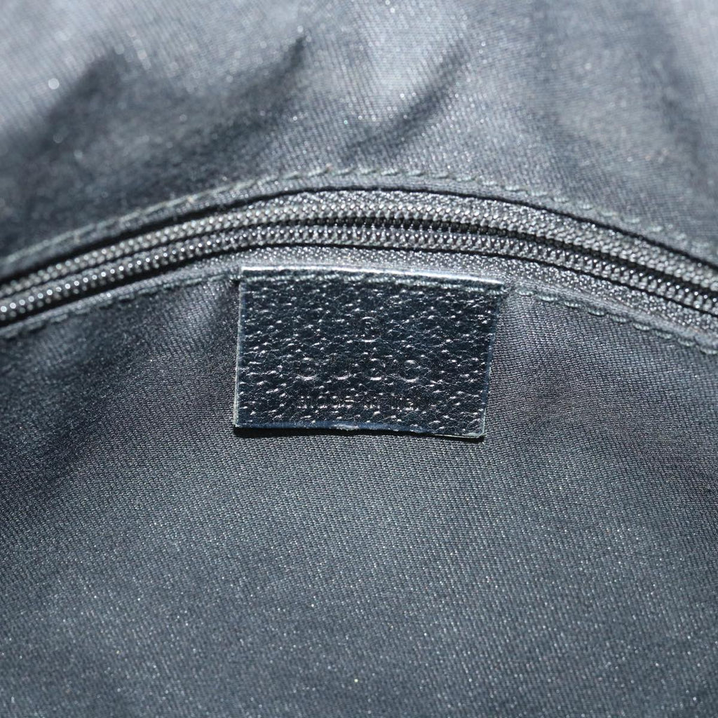 GUCCI GG Canvas Shoulder Bag Black 1210232 am5135