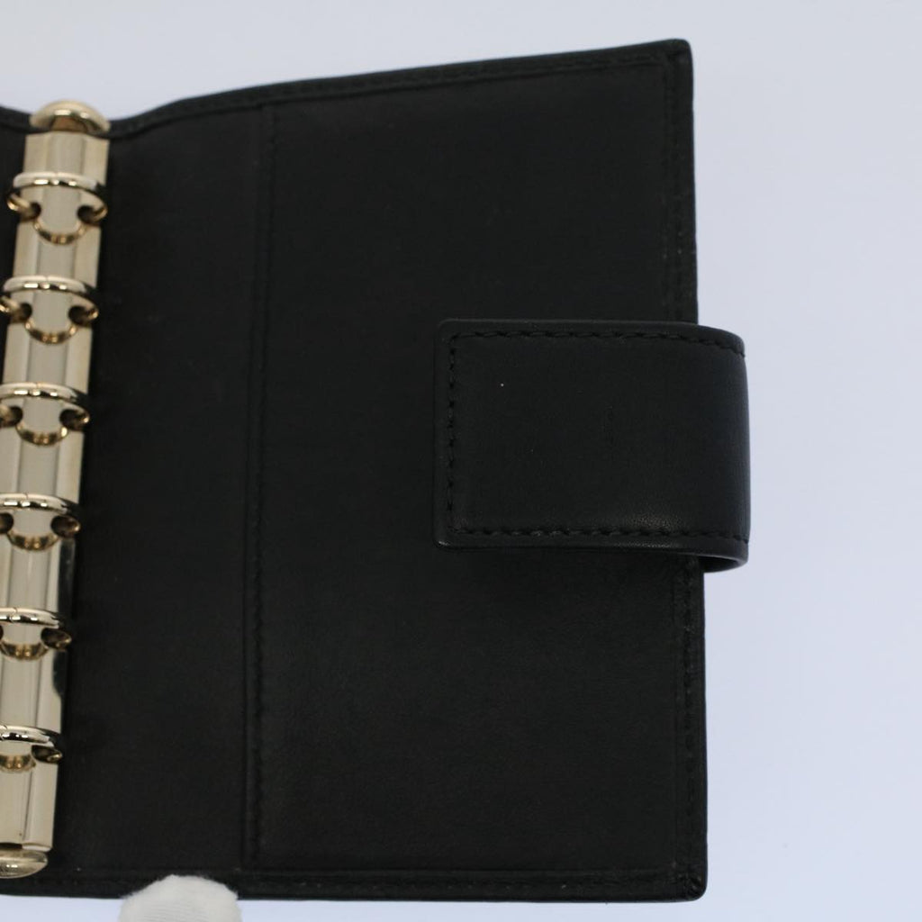 GUCCI GG Canvas Day Planner Cover Black 115240 am5159