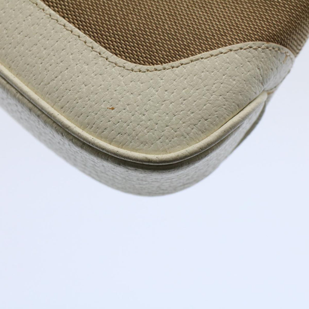 GUCCI Jackie Shoulder Bag Canvas Leather Beige 007 2039 am5181