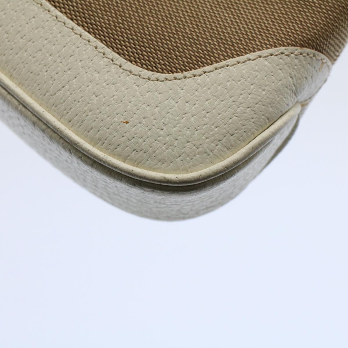 GUCCI Jackie Shoulder Bag Canvas Leather Beige 007 2039 am5181