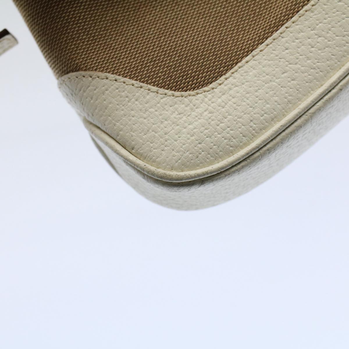 GUCCI Jackie Shoulder Bag Canvas Leather Beige 007 2039 am5181