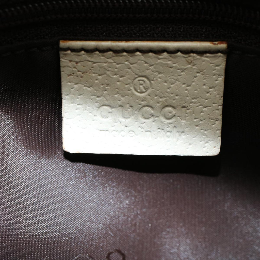 GUCCI Jackie Shoulder Bag Canvas Leather Beige 007 2039 am5181