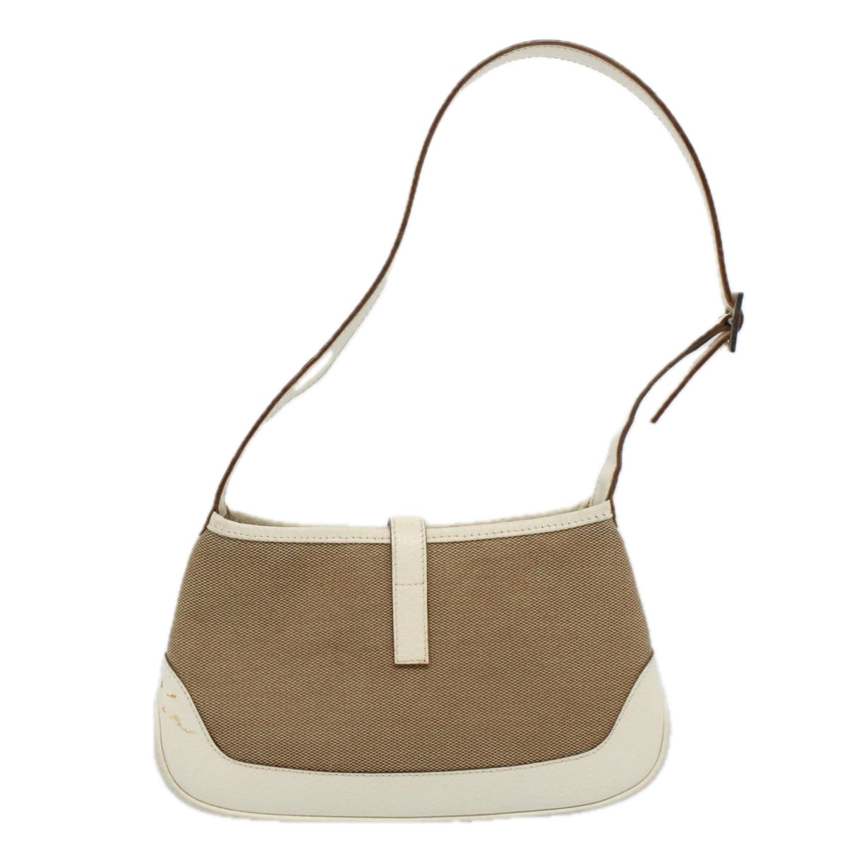 GUCCI Jackie Shoulder Bag Canvas Leather Beige 007 2039 am5181