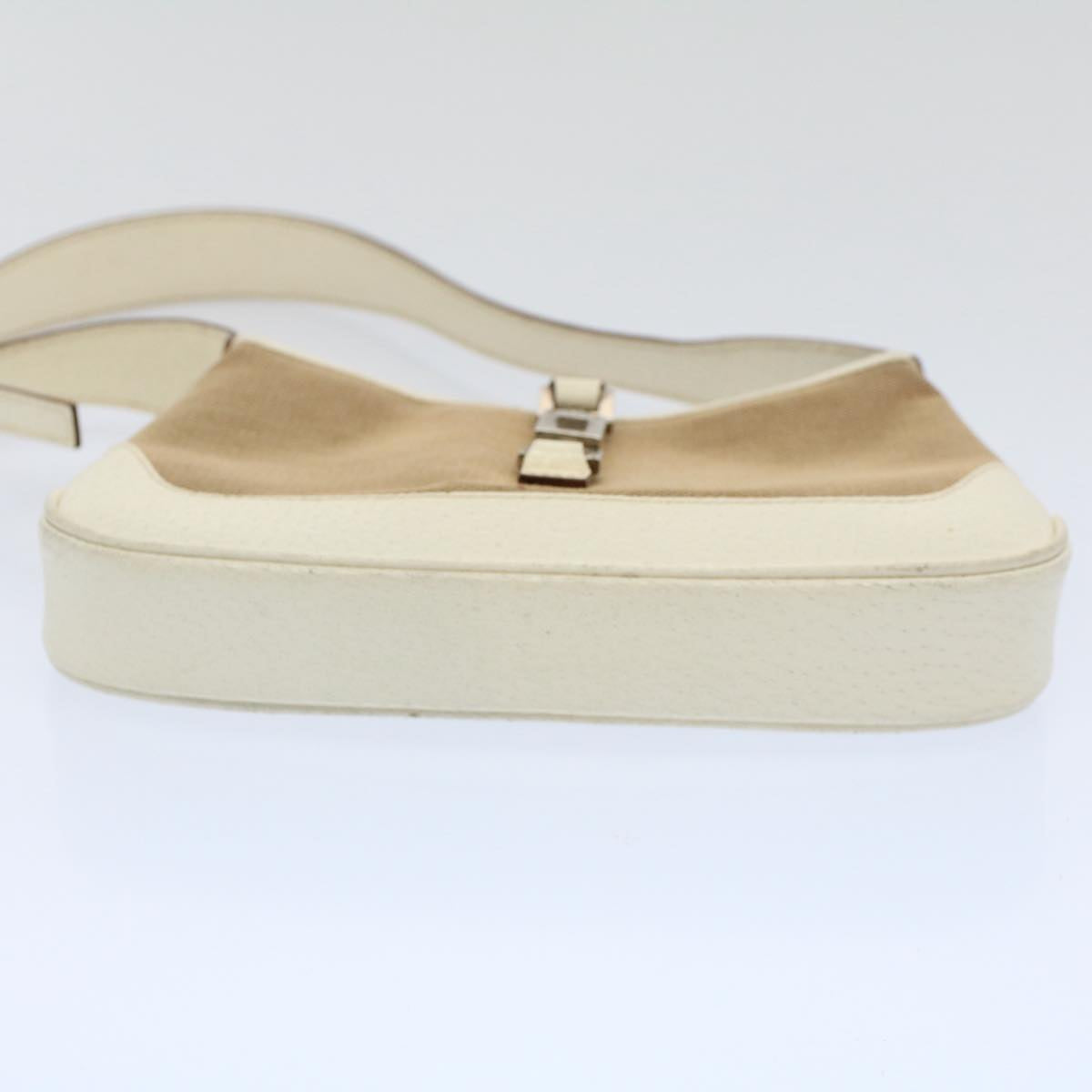 GUCCI Jackie Shoulder Bag Canvas Leather Beige 007 2039 am5181