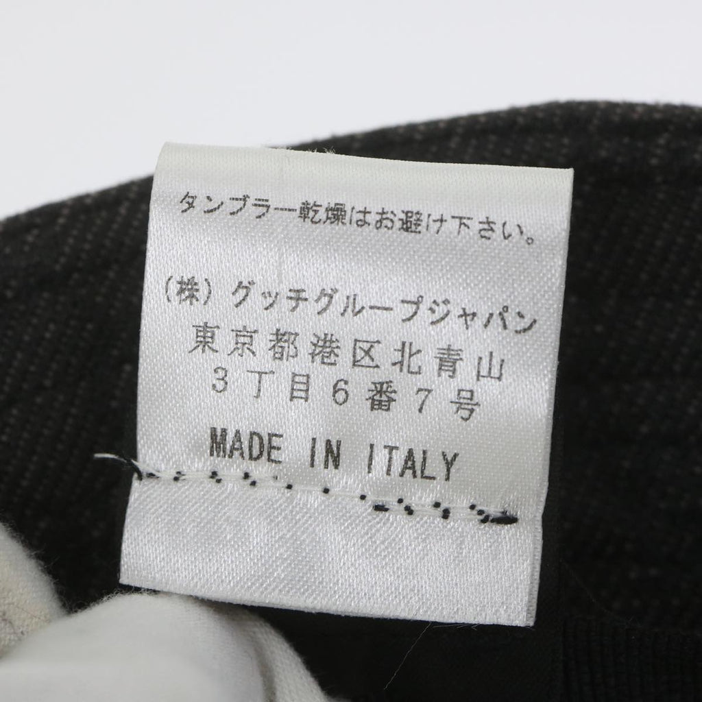 GUCCI GG Canvas Hat L Size Gray am5225