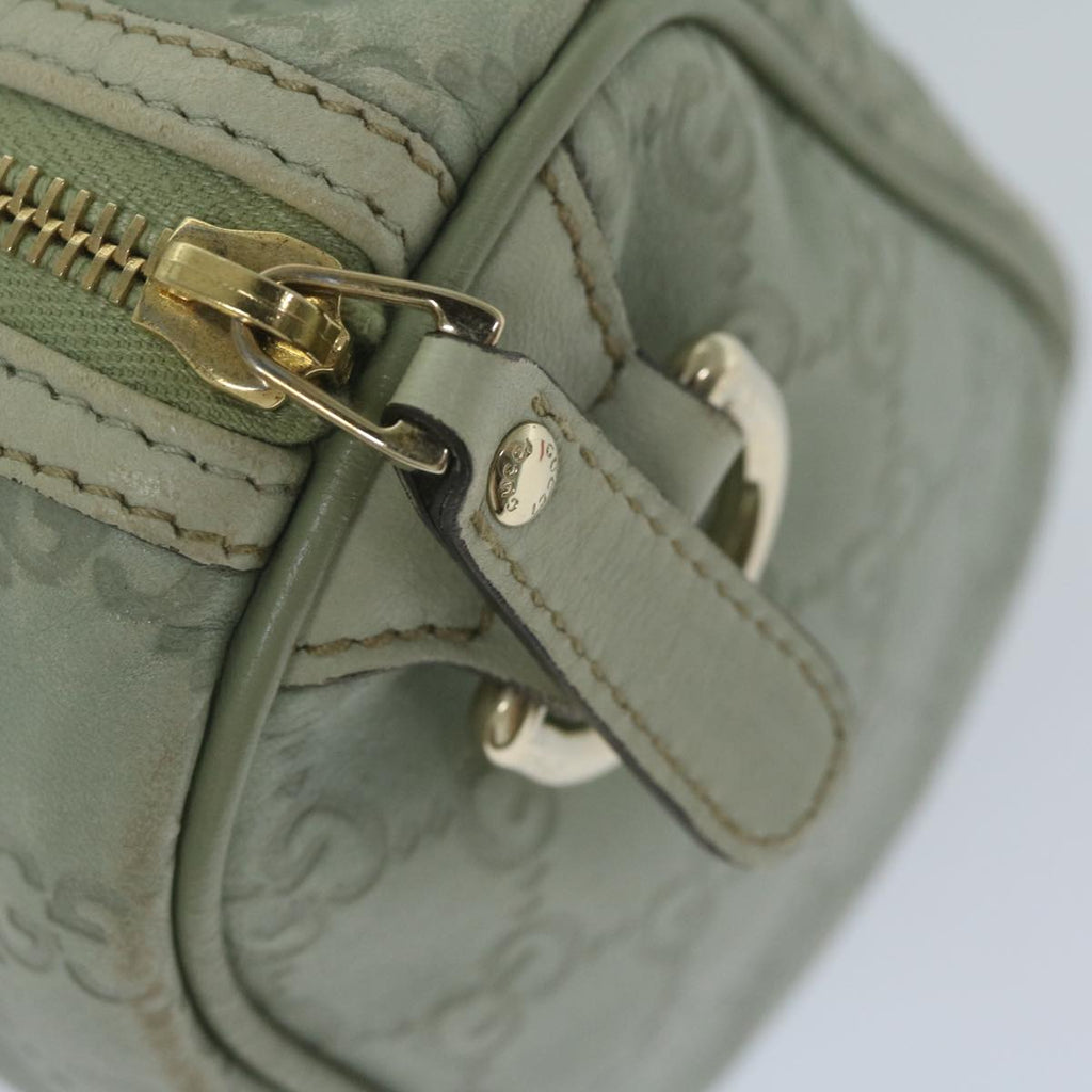 GUCCI GG Canvas Guccissima mini Boston Bag Green 193604 am5240