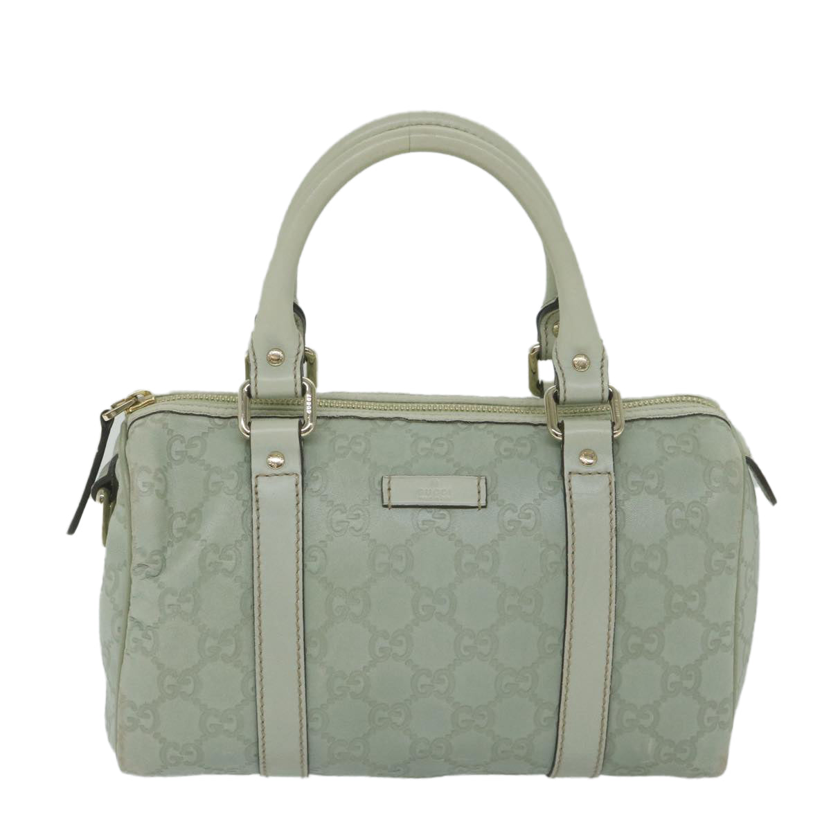 GUCCI GG Canvas Guccissima mini Boston Bag Green 193604 am5240