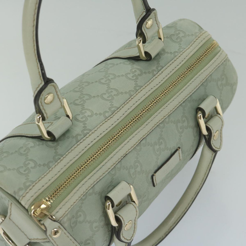 GUCCI GG Canvas Guccissima mini Boston Bag Green 193604 am5240