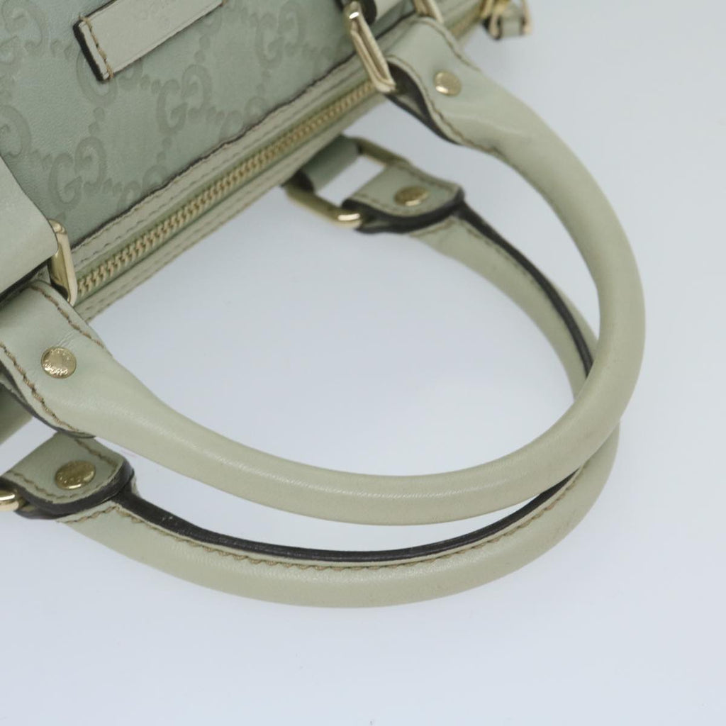 GUCCI GG Canvas Guccissima mini Boston Bag Green 193604 am5240