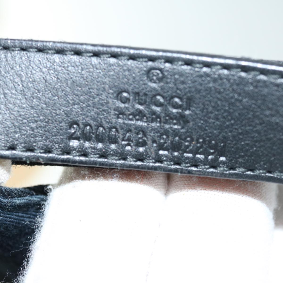 GUCCI GG Canvas Web Sherry Line Cap M Size Black Red Green 200043 am5246