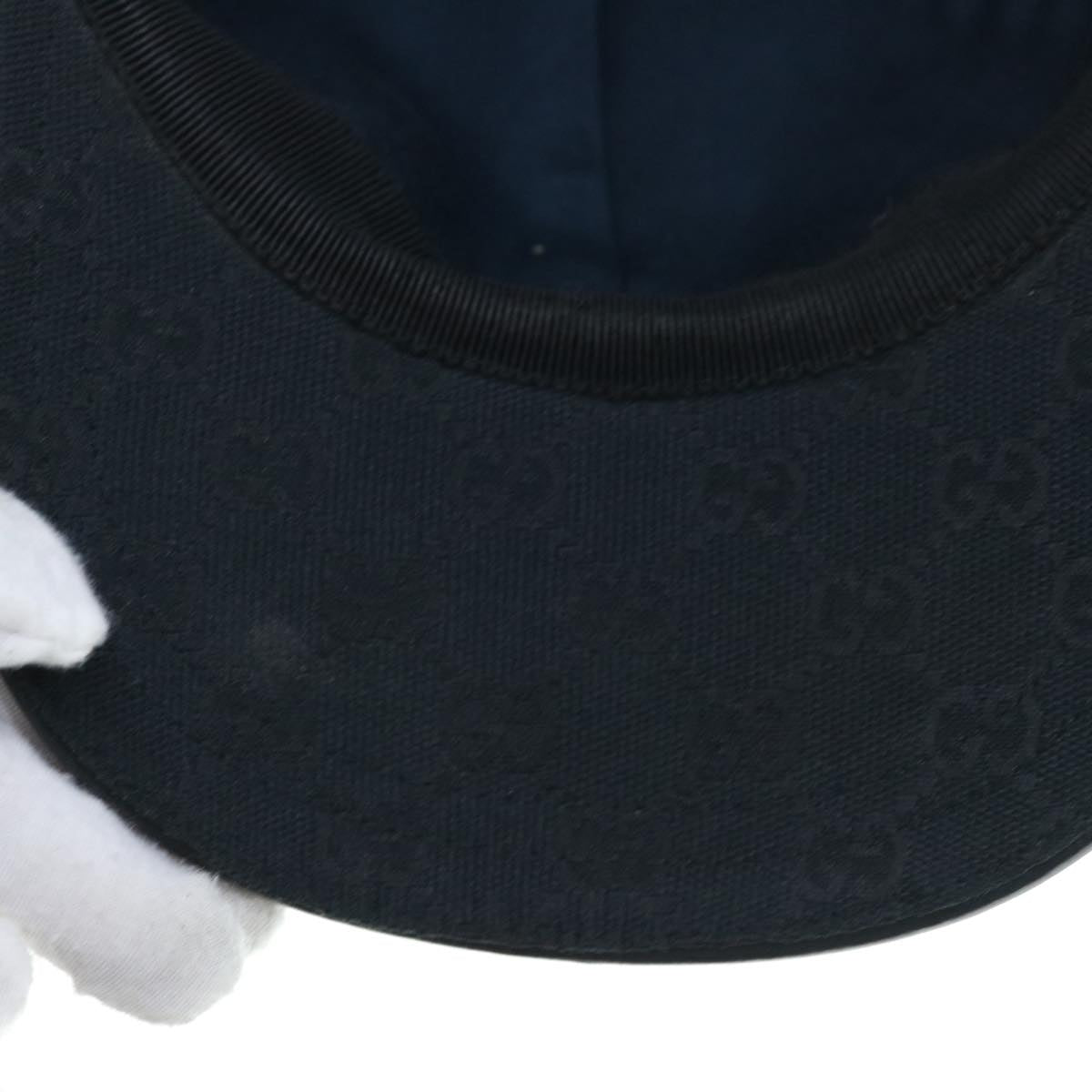 GUCCI GG Canvas Web Sherry Line Cap M Size Black Red Green 200043 am5246
