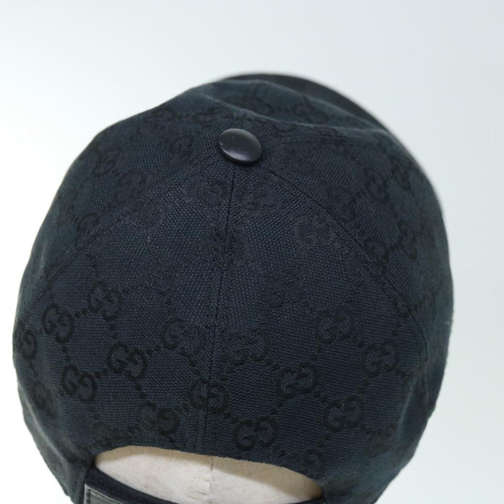 GUCCI GG Canvas Web Sherry Line Cap M Size Black Red Green 200043 am5246
