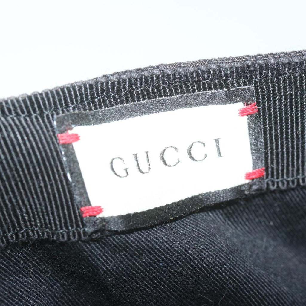GUCCI GG Canvas Web Sherry Line Cap L size Black Red Green 200035 am5247