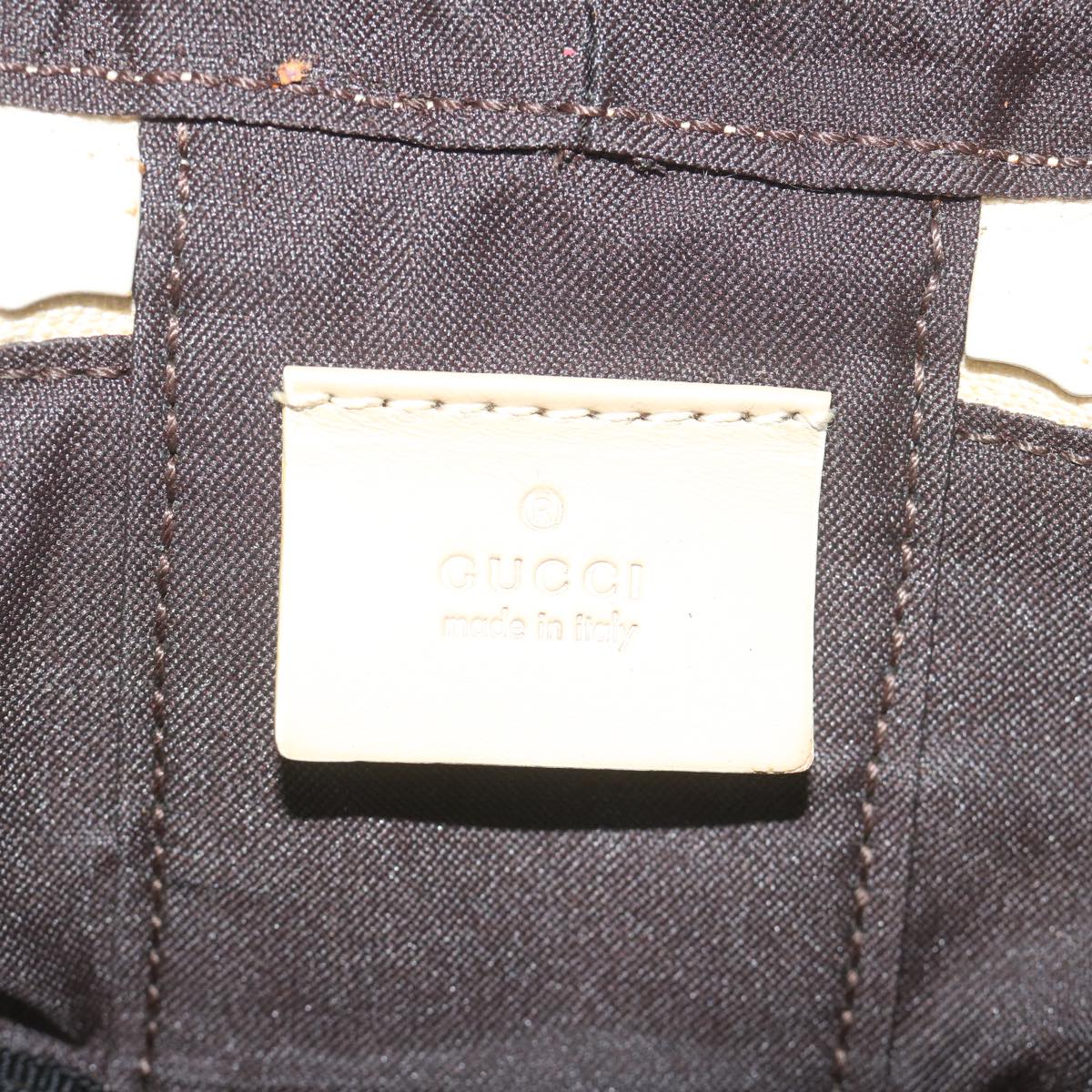 GUCCI GG Canvas Purse Pouch Beige 039 1053 am5271
